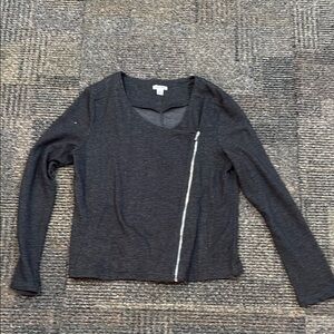 Women’s Calvin Klein Medium Assymetrical Zipper front Sweater